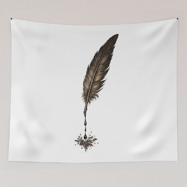 Item preview, Quill Ink Dark Academia Witchy Aesthetic Gothic Writer Fashion designed and sold by irfanshikh.