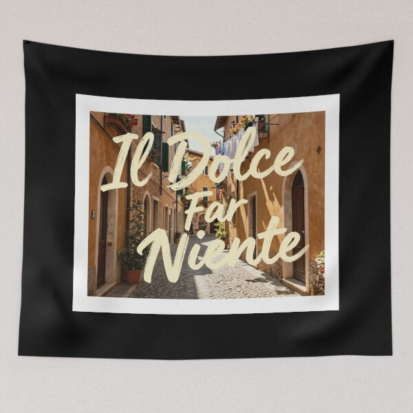 Item preview, il Dolce far niente designed and sold by LaughandLaugh.