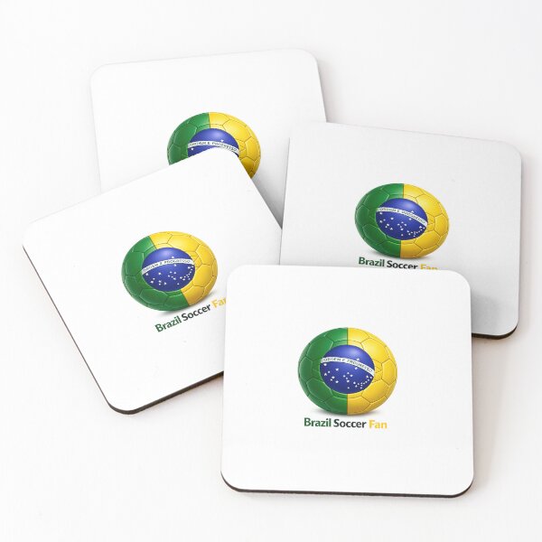 Item preview, Brazil Flag Soccer Ball Fan designed and sold by Trionda_Shop.
