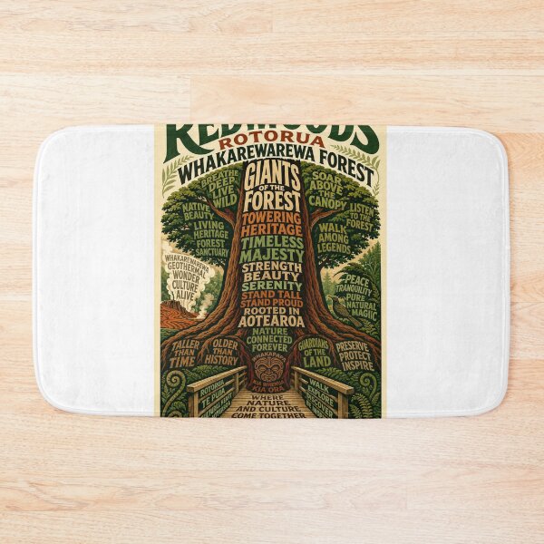 Item preview, Whakarewarewa Forest Rotorua New Zealand Redwood Giants of Aotearoa designed and sold by StampMyPassport.