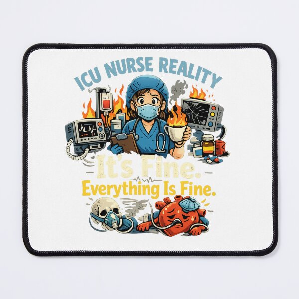 Item preview, It's Fine. Everything Is Fine. ICU Nurse Reality  designed and sold by DPBTees70.