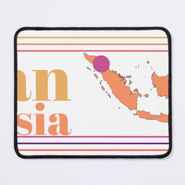 Item preview, Medan Indonesia City Marked On Country Map designed and sold by TheIconSmith.