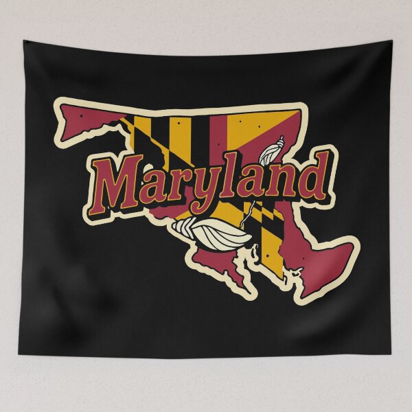 Item preview, Maryland designed and sold by RetroChunky®.