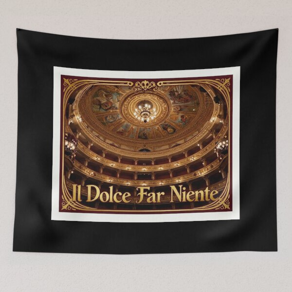 Item preview, il Dolce far niente designed and sold by LaughandLaugh.