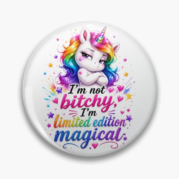 Item preview, Not Moody Just Limited Edition Magical Unicorn designed and sold by Tinosshop.