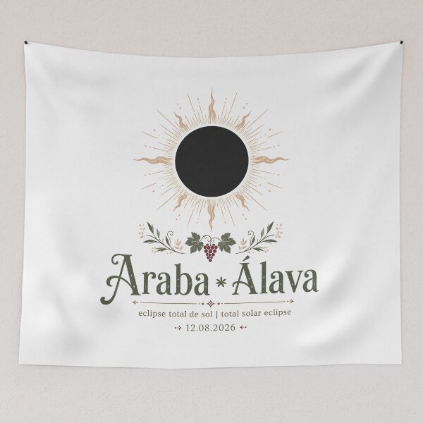Item preview, Total Solar Eclipse 2026 Araba Alava Spain designed and sold by Beyond Destinations.
