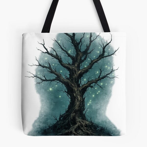 Item preview, Mystical Tree Dark Fantasy Gothic Nature Aesthetic Witchy Design designed and sold by irfanshikh.