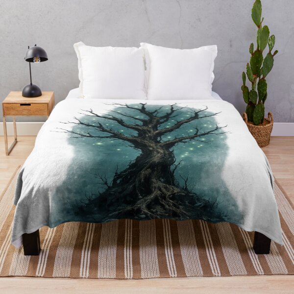 Item preview, Mystical Tree Dark Fantasy Gothic Nature Aesthetic Witchy Design designed and sold by irfanshikh.