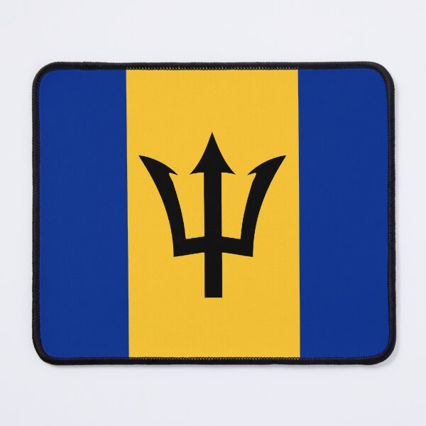 Item preview, Barbados Flag designed and sold by HotHibiscus.