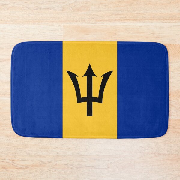 Item preview, Barbados Flag designed and sold by HotHibiscus.