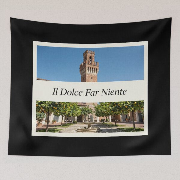 Item preview, il Dolce far niente designed and sold by LaughandLaugh.