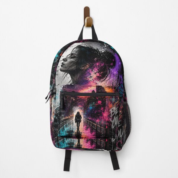 Item preview, Be You - Neon Graffiti City Portal designed and sold by Personiq Kaleido.