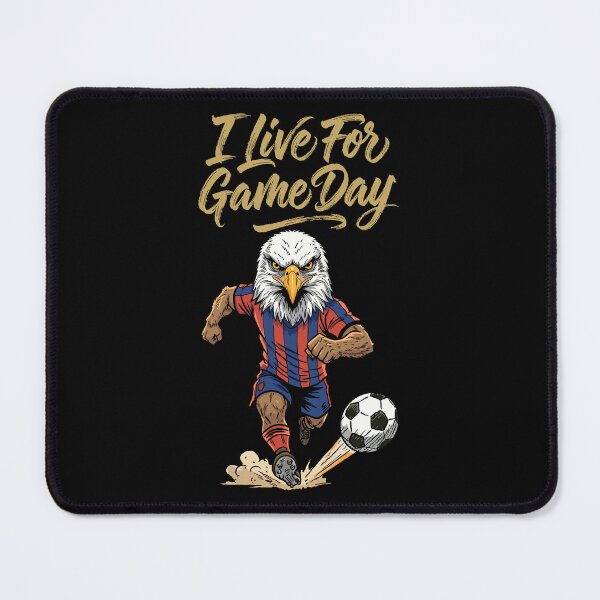 Item preview, I Live for Game Day – Eagle Soccer Spirit designed and sold by CARPIO Creations.