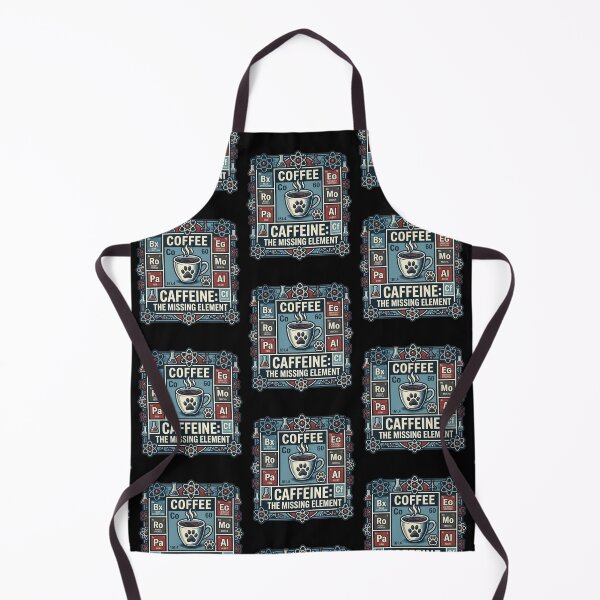 Item preview, Funny Coffee Lover Science Design - Caffeine The Missing Element designed and sold by thoughtswear.