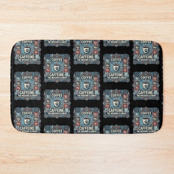 Item preview, Funny Coffee Lover Science Design - Caffeine The Missing Element designed and sold by thoughtswear.