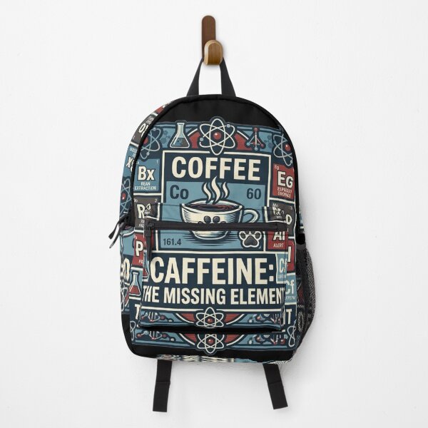 Item preview, Funny Coffee Lover Science Design - Caffeine The Missing Element designed and sold by thoughtswear.