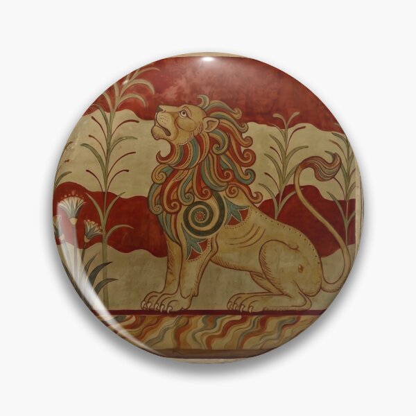Item preview, Iconic Minoan Style Lion: The Extinct Aegean Predator designed and sold by FreiherrPK.