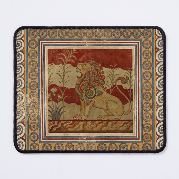 Item preview, Iconic Minoan Style Lion: The Extinct Aegean Predator designed and sold by FreiherrPK.