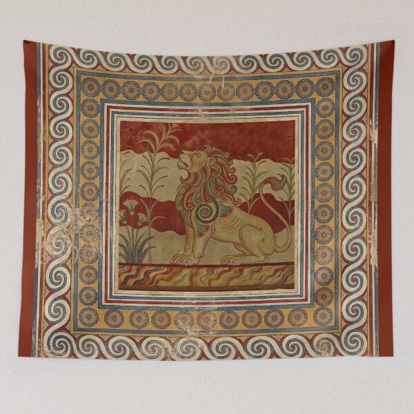 Item preview, Iconic Minoan Style Lion: The Extinct Aegean Predator designed and sold by FreiherrPK.