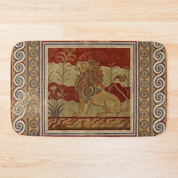 Item preview, Iconic Minoan Style Lion: The Extinct Aegean Predator designed and sold by FreiherrPK.