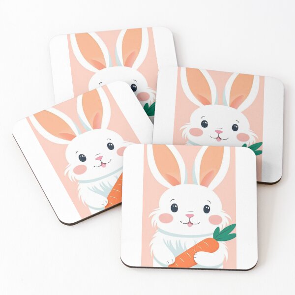 Item preview, Art - Stylized Rabbit, Childlike Manga Aesthetic designed and sold by DoodyPets.