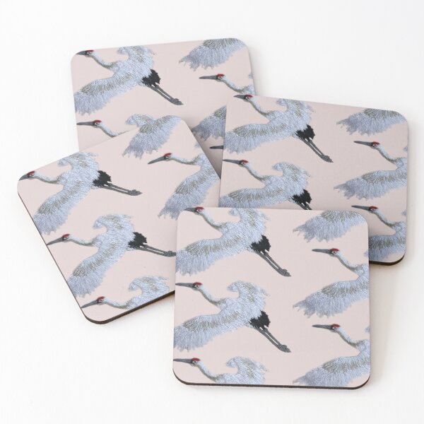 Item preview, A soaring crane hand embroidery designed and sold by Alsa.handembroidery.