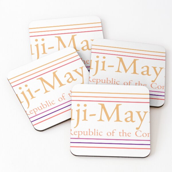 Item preview, Mbuji Mayi Dr Congo City Marked On Country Map designed and sold by TheIconSmith.