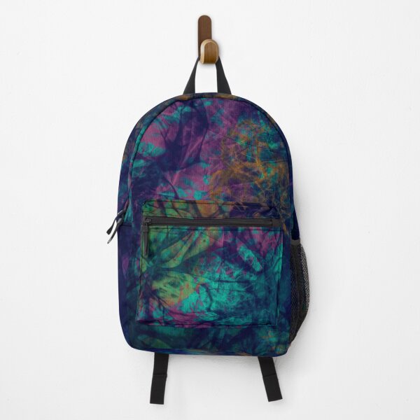 Item preview, Teal and Violet Psychedelic Matrix Abstract Pattern designed and sold by ElkCreekWitch.