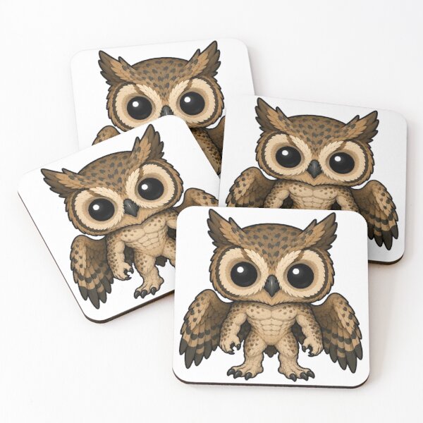 Item preview, Owl-Man Mythology Mascot Design designed and sold by The Dark Files.