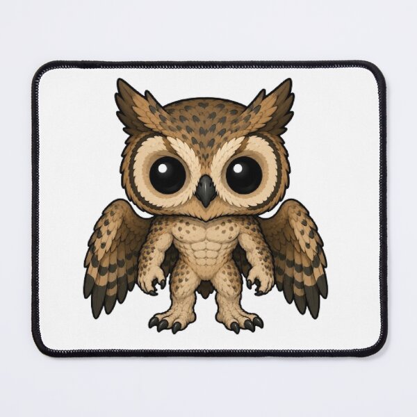 Item preview, Owl-Man Mythology Mascot Design designed and sold by The Dark Files.