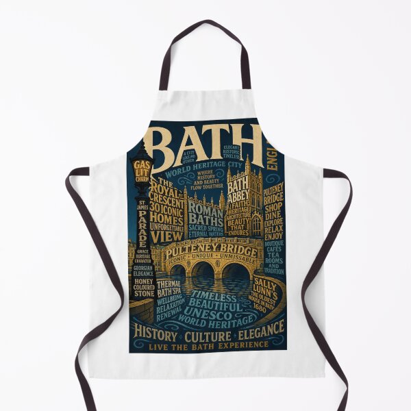 Item preview, Bath England Roman Baths Pulteney Bridge Royal Crescent UNESCO World Heritage City designed and sold by StampMyPassport.