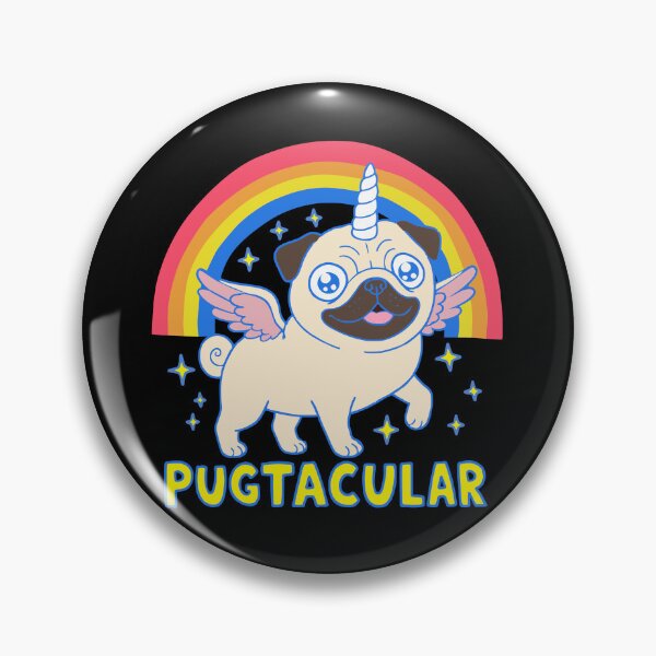 Item preview, Pugicorn Magical Rainbow Pugtacular Pug Dog designed and sold by Doodlywood.