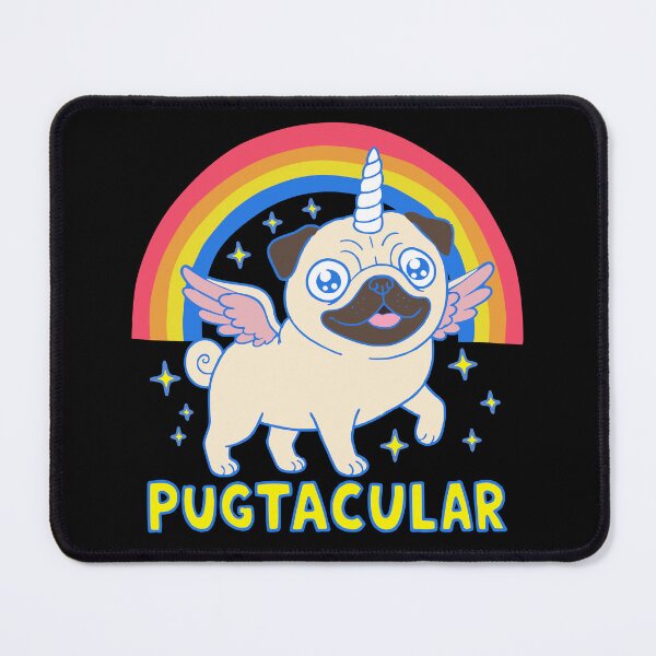 Item preview, Pugicorn Magical Rainbow Pugtacular Pug Dog designed and sold by Doodlywood.