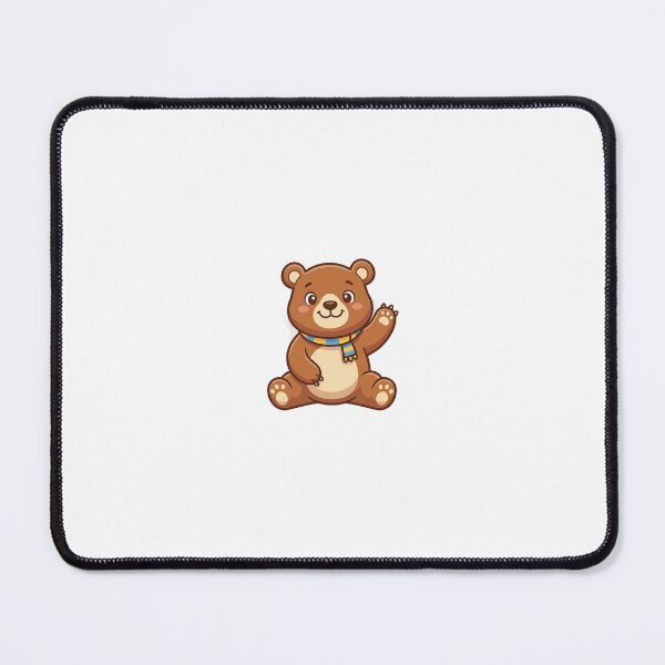 Item preview, Cute Waving Teddy Bear Cartoon designed and sold by Sneh024.