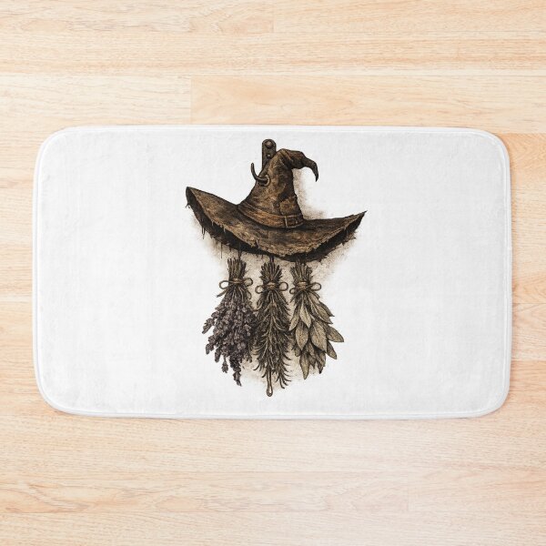 Item preview, Witch Hat Herbs Dark Academia Witchy Aesthetic Gothic Fashion designed and sold by irfanshikh.