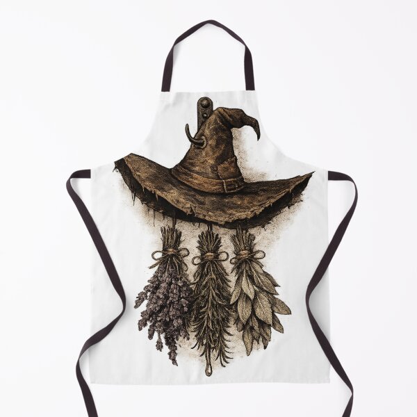 Item preview, Witch Hat Herbs Dark Academia Witchy Aesthetic Gothic Fashion designed and sold by irfanshikh.