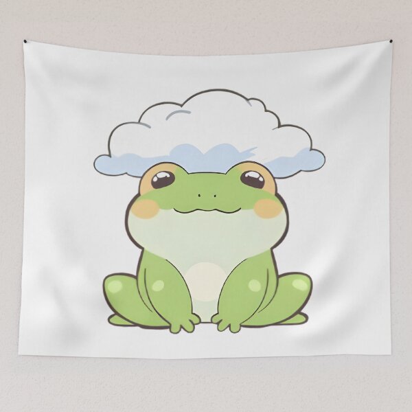Item preview, Frog Personal Rain Cloud Monday Mood designed and sold by tommysworks.