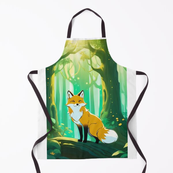 Item preview, Art - Stylized Red Fox, Fantasy Animation Inspired Illustration designed and sold by DoodyPets.