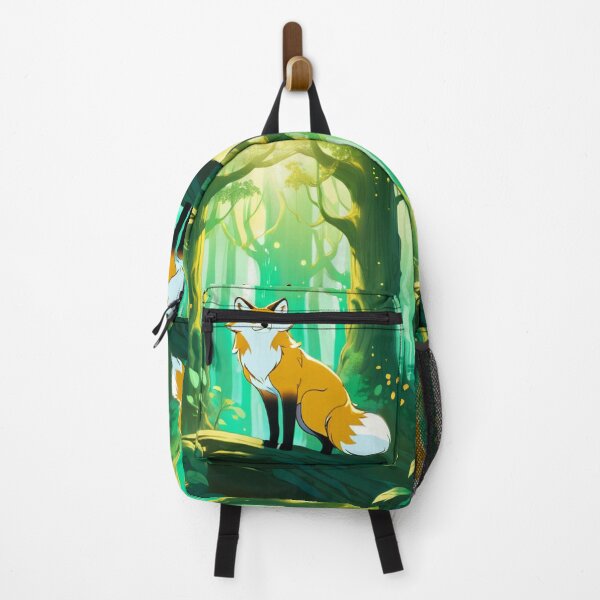 Item preview, Art - Stylized Red Fox, Fantasy Animation Inspired Illustration designed and sold by DoodyPets.