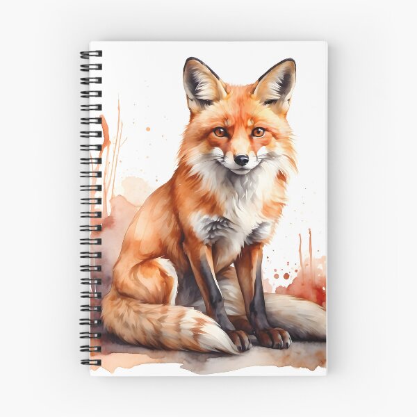Item preview, Red Fox Watercolor Painting designed and sold by RawNaturePrints.