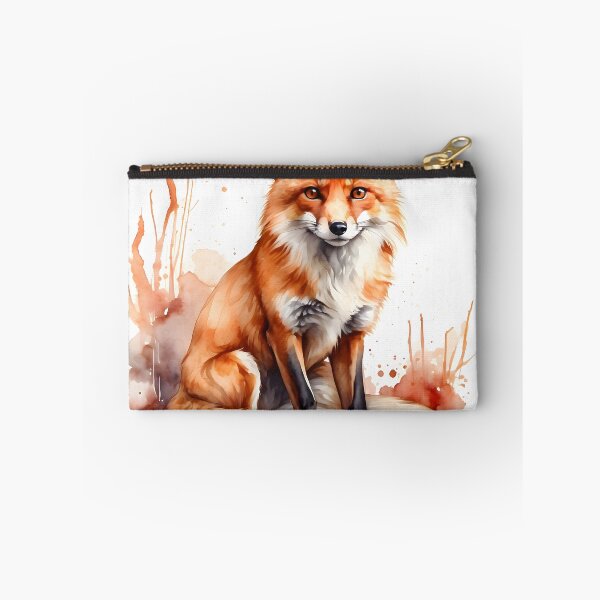 Item preview, Red Fox Watercolor Painting designed and sold by RawNaturePrints.