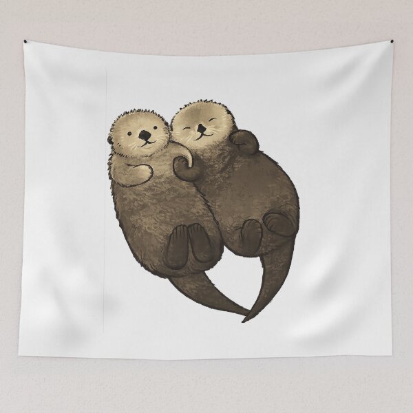 Item preview, Significant Otters Holding Hands designed and sold by radleydunn84.