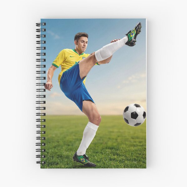 Item preview, Brazil Kick – Vintage Brazilian Soccer Graphic Tee for Football Fans designed and sold by paulo silveira.