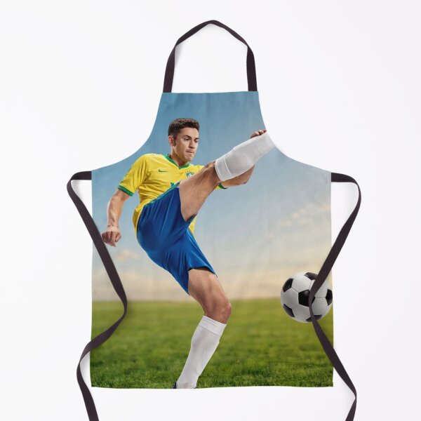 Item preview, Brazil Kick – Vintage Brazilian Soccer Graphic Tee for Football Fans designed and sold by paulo silveira.
