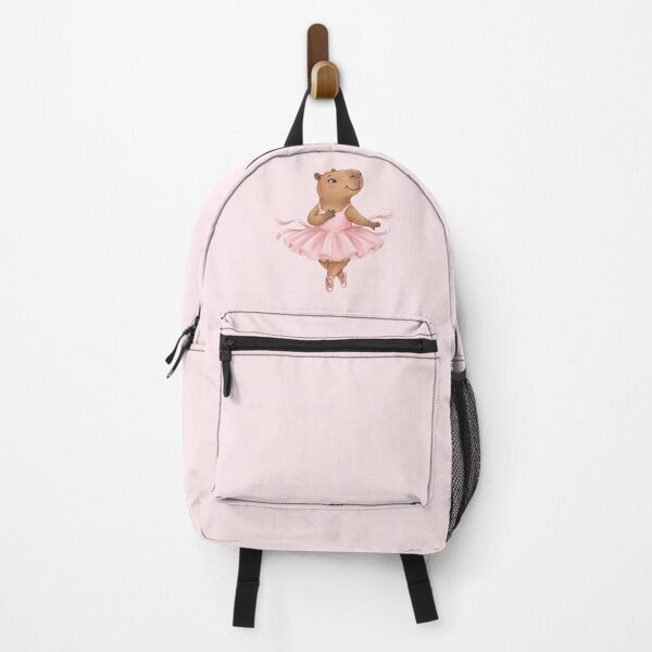 Item preview, Graceful Capybara Ballerina in Pink Tutu designed and sold by MythicCotton.
