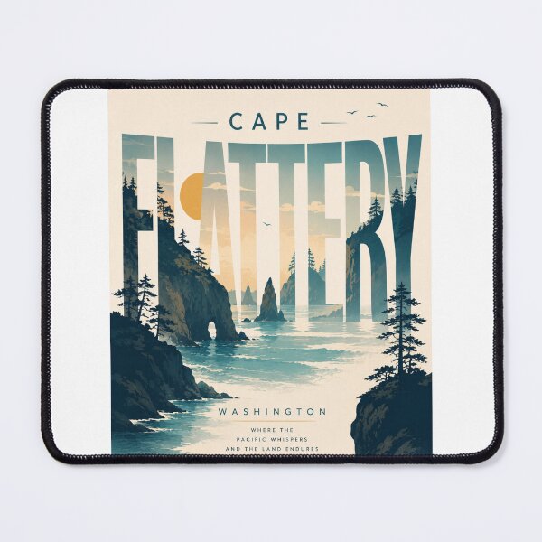 Item preview, Cape Flattery Washington Olympic Peninsula Makah Reservation Pacific Coast designed and sold by StampMyPassport.
