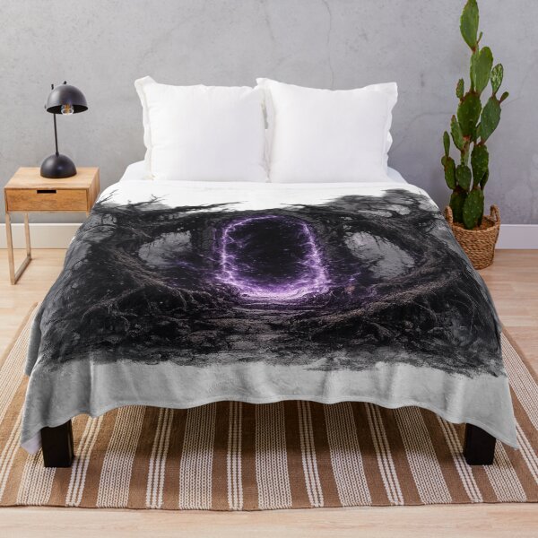 Item preview, Dark Forest Magic Portal Purple Glow Gothic Fantasy Design designed and sold by irfanshikh.