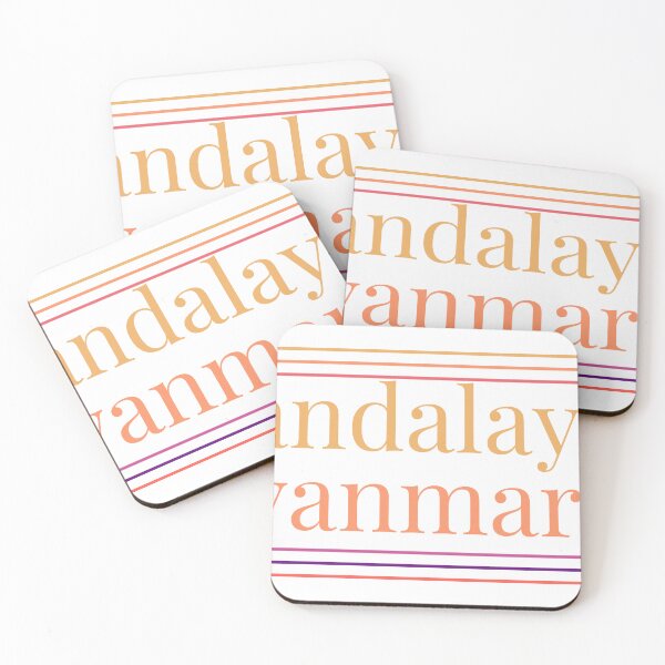 Item preview, Mandalay Myanmar City Marked On Country Map designed and sold by TheIconSmith.