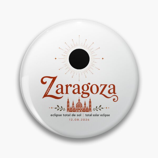 Item preview, Total Solar Eclipse 2026 Zaragoza Spain designed and sold by Beyond Destinations.