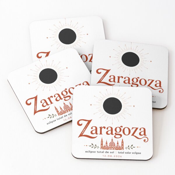 Item preview, Total Solar Eclipse 2026 Zaragoza Spain designed and sold by Beyond Destinations.